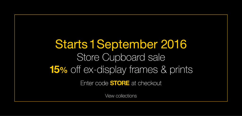 Store Cupboard Sale: Ex Display Frames + More