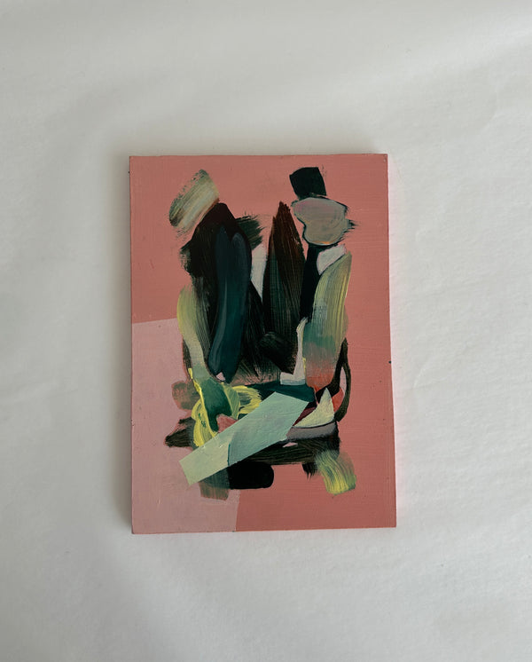 Marleen Pennings :  Colour Study Panel #1 pink small