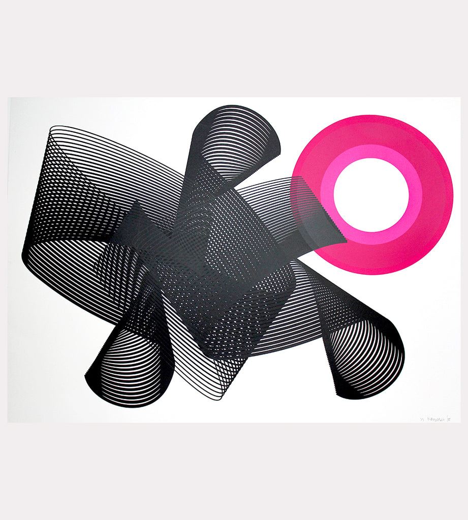 Kate Banazi - #15 - Original abstract on paper