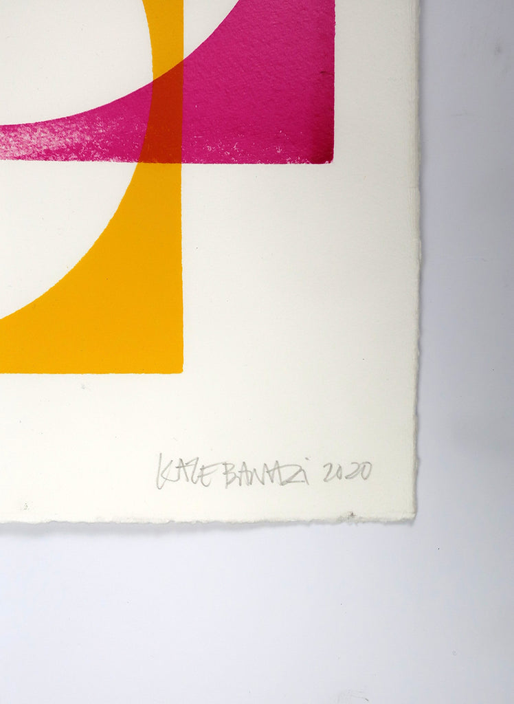 Kate Banazi graphic art prints in London.